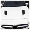 Car Carbon Fiber Look Hood Scoop Air Vent Covers
