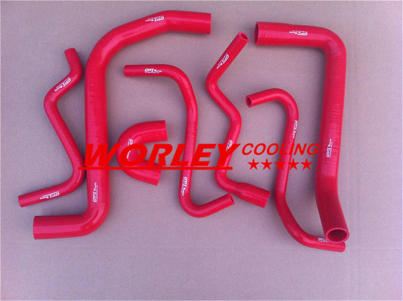 Holden Commodore VT VU VX HSV Red Hose + ALU Radiator + Shroud (97-02)
