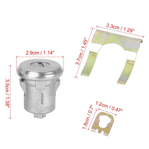 Buick Chevrolet Pontiac Door Lock Cylinder Set 2 x Keys