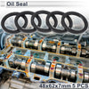 Auto Oil Seal 48x62x7mm 5 Pcs Seal Ring Rotary Shaft Seal NBR Rubber