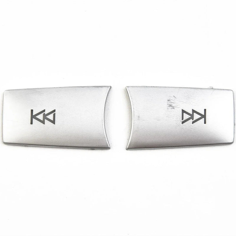 W204 W212 Button Covers Sequins ABS Silver