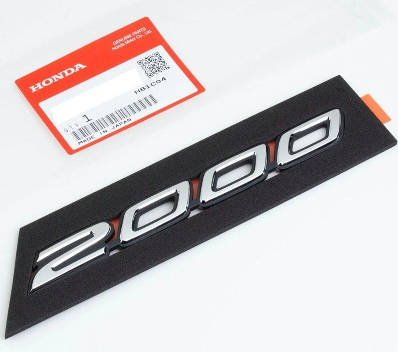 Honda S2000 Emblem 2 x Fender Side Chrome Silver LH RH