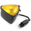 Harley Motorcycle Chopper Bobber Amber Triangle Headlight Lamp (12V)