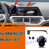 BMW M3 / M4 Car Screen Cell Phone Holder Stand Mount Clip (2021–2022)