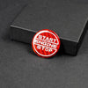Ford Mustang2024 Red Dry Carbon Fiber Start Stop Button Cover Trim