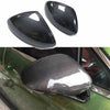 Porsche 718 Cayman Boxster 17-22 Gloss Carbon Fiber Replace Side Mirror Caps