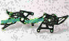 Honda CBR 250R Grey Rearset Foot Pegs (2010-2014)