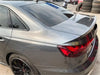 Audi B9 A4 S4 Sedan Rear Trunk Spoiler ABS Unpainted Wing (2017-2024)