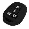 Toyota Corolla Black Silicone Key Case Cover (2014-2018)