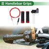 Motorcycle 7/8" 22mm Hand Grips Red