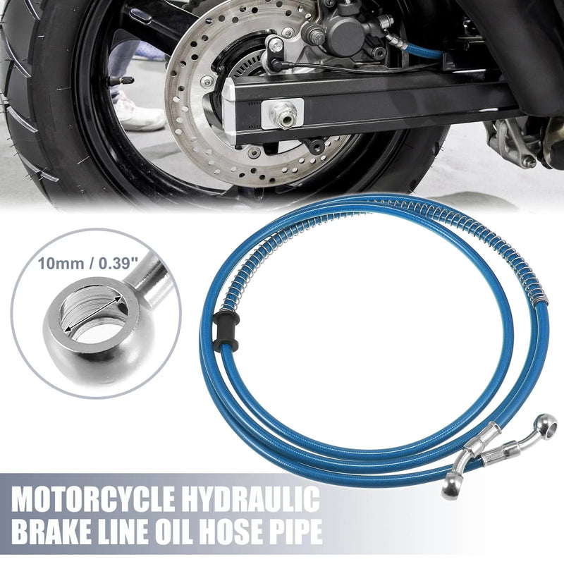 Motorcycle Brake Line / 10mm / Hydraulic Oil Hose Blue