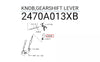 Mitsubishi L200 Triton Manual Gear Knob (2005-2014)