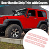 Jeep Wrangler 2007-2018 Pink 3 x Door Handle Trim & Button Covers