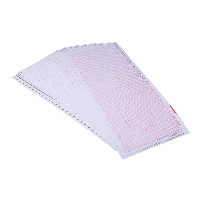 Brother KH836 SK260 Knitting Machine 10x Stitches Blank Punch Cards