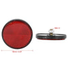 Item M6x1.0 / 2 x Red Plastic Motorcycle Reflector