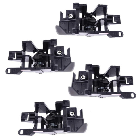 Interior Door Handle Gray Set 4 Fits Nissan Navara D40 4D Pickup UTE 2005-14 D06