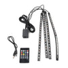 Car 72 LED RGB Remote Control Decorative Foot Lamp (No specific years)