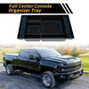 Chevy Silverado & GMC Sierra Black / Blue Center Console Organizer Tray