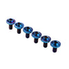 Bike Motorcycle 6 x M5x20mm Titanium Alloy Torx Head Bolts