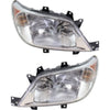 Halogen Headlight Set For 2003-2006 Dodge Sprinter 2500