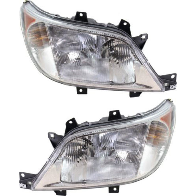 Halogen Headlight Set For 2003-2006 Dodge Sprinter 2500