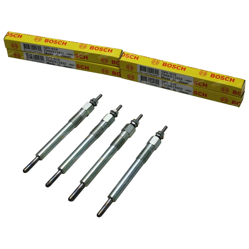 Isuzu MU UCS55 4JB1-T 2.8L 4 x Glow Plugs (1990-1993)
