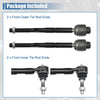 Dodge Dakota 6 x Front Inner/Outer Tie Rod End Links (2005 - 2010)