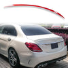 Mercedes Benz W205 Sedan (2015-2021) Red Rear Boot Spoiler