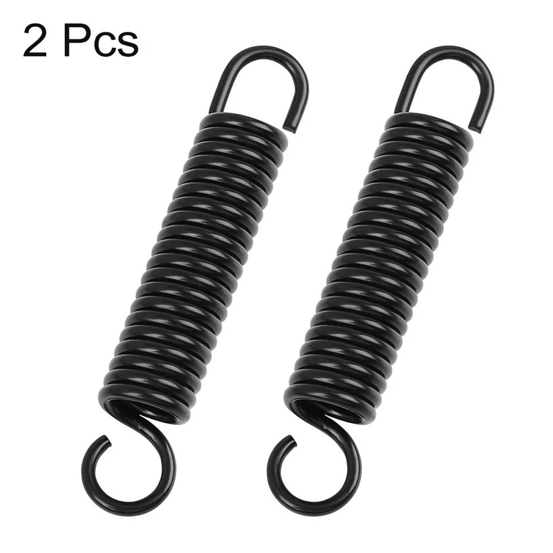GY6-125 8.5cm Length / 2 x Motorcycle Black Bracket Kickstand Return Spring