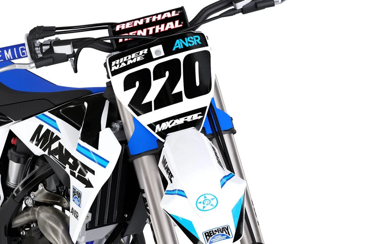 Husqvarna TC 65 Ripped Style Decals Graphics Kit (2017-2023)