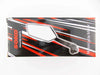 Kawasaki KDX200 83-06 Black White Hex Soko Mirrors