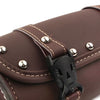 Motorcycle Handlebar Sissy Bar Saddlebag Mini Retro PU Leather Tool Bag