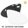 Porsche Cayenne Mirror Glass Heated w/ Backing Right Side RH (2011 - 2015)
