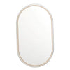 Stainless Steel Oval Universal Car Sun Visor Makeup Mirror