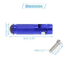Motorcycle Pair 2 x 8mm Aluminum Alloy Rearset Footrest Footpeg Blue