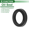 Make Model Oil Seal Rotary Shaft Seal 22x30x4.5mm NBR Black 5 Pcs