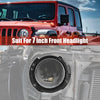 Jeep Wrangler JK (2007-2017) Black 7" Headlight Mounting Bracket