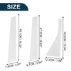 Honda Fit (2007-2008) Chrome Silver Tone 6 Pcs Door Pillar Window Trim