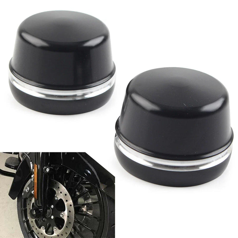 Harley Electra Glide Ultra Classic Front Axle Cap Nut Covers