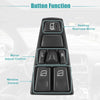 Volvo VNL Power Window Control Switch (2004-2023)