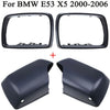 BMW X5 4 x Wing Door Mirror Cover Casing with LED Hole Parts (2000–2006)