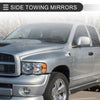 Dodge Ram 1500 with Turn Signal Light Silver Tone 1 pair Tow Mirrors
