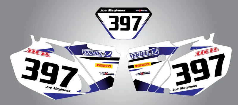Yamaha WR 250 F Custom Number Plates & Storm Graphics (2005-2006)