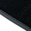Audi A5 Coupe (2007-2016) with Carbon Fiber - 2 x Mats Black Floor Mats