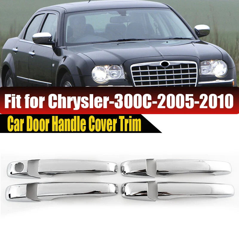 Chrysler 300 300C Magnum 8 x Chrome Door Handle Cover Bezels (2005-2010)