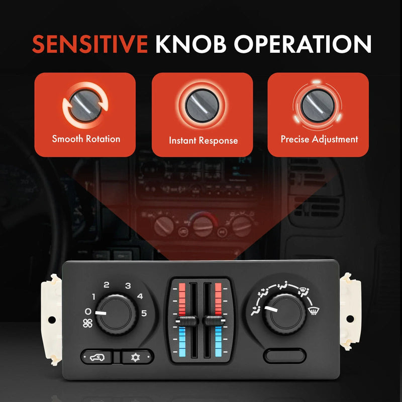 Chevrolet Silverado 1500 Manual A/C & Heater Control Module (2007–2013)