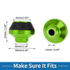 Motorcycle Front Fork Frame Slider 2x Aluminum Alloy Green