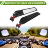 M8 / M10 M8/M10 / Motorcycle Rear View Mirrors Black Red Aluminum Alloy