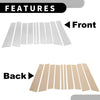 Mercedes Benz GL-Class Chrome Silver Tone 10 x Car Pillar Window Trim Covers