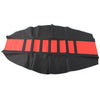 Honda, Yamaha, Suzuki Red Pro Ribbed Rubber Gripper Soft Seat Cover